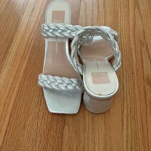 Dolce Vita Silver Braided Women's Sandals